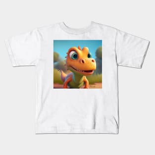 Baby Dinosaur Dino Bambino - Khai Kids T-Shirt